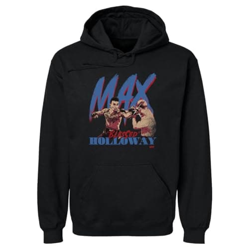 Max Holloway UFC Men's Hoodie Sweatshirt - Strike WHT 500 Level