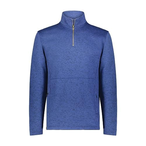 Holloway Men's Alpine Sweater Fleece 1/4 Zip Pullover - Insulated Warmth for Hiking and Outdoor Adventures