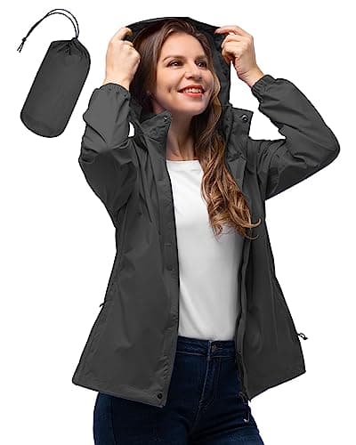 Women's 33,000ft Rain Jacket: Waterproof, Lightweight, and Packable for Golf, Hiking, and Travel
| 33,000ft Women's Rai