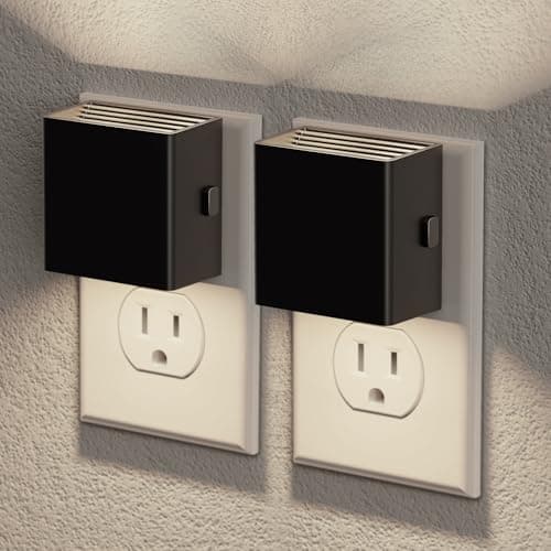 JandCase Automatic Night Lights Plug into Wall for Kids Bathroom Hallway Kitchen Bedroom Decor
| JandCase 2 Pack Modern