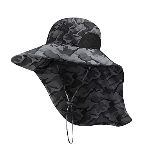 KOOLSOLY Outdoor Sun Hat for Men with 50+ UPF Protection, Perfect for Dad on Fishing Trips and Safari Adventures