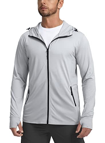 Men's UPF 50+ Light Jacket for Hiking Sun Protection
| Men's Full Zip Sun Protection Hoodie for Fishing
| Men's Long Sl