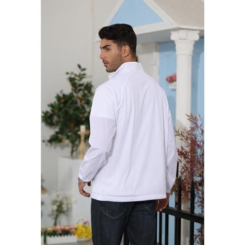Men's Lightweight Quarter Zip Windbreaker Jacket for Golf, Hiking, and Running
| SEGANUP Men's Lightweight Quarter Zip