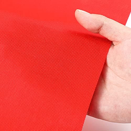 Shappy Red Carpet Runner Rug for Wedding Parties 55gsm Thickness with 1 Piece Carpet Tape for Weddings Outdoor Decor, We