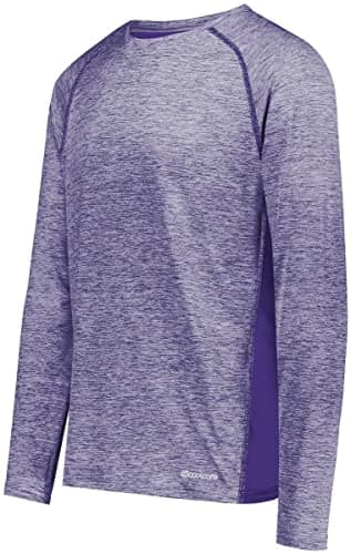 Holloway Men's Sportswear Electrify Powered by Coolcore Breathable Long Sleeve Tee for Active Men during Summer Sports