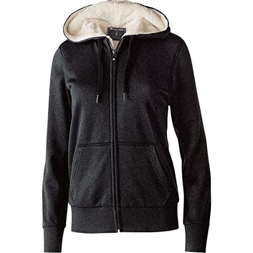Holloway Ladies SOF-Stretch Warmth Stretch Fleece Jacket Lightweight Travel Commute Athletics Outdoor Active Women's Swe
