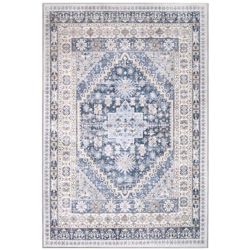 Zesthome Orange 8x10 Non-Slip Washable Vintage Stain Resistant Area Rug for Living Room OEKO-TEX
| Zesthome Vintage Ora