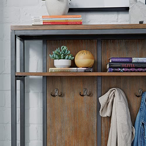 Homestyles Barnside Gray Hall Tree for Entryway Storage and Rustic Decor
| Homestyles Barnside Gray Hall Tree with Hook