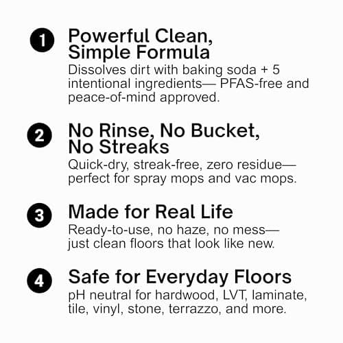 Quick Shine Plant Based Pet Floor Cleaner | Ready to Use, Removes Dirt, Streak Free, No Rinse | Hardwood, Laminate, Luxu