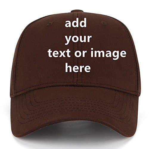 HOFO Custom Text Baseball Cap + Adjustable Trucker Caps + Casual Sun Protection Hat for Men and Women as Gifts