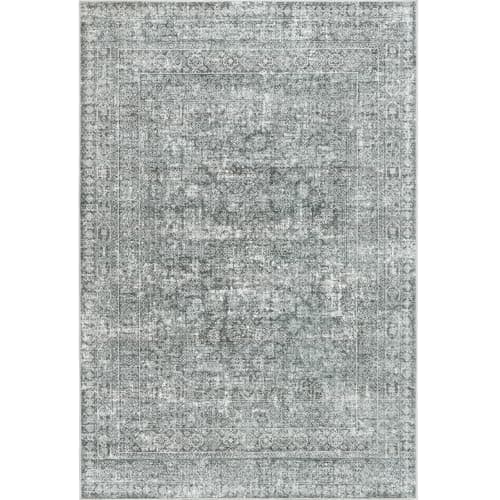 Zesthome Orange 8x10 Non-Slip Washable Vintage Stain Resistant Area Rug for Living Room OEKO-TEX
| Zesthome Vintage Ora