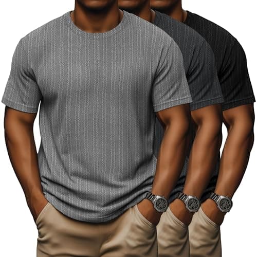 Evervibe Men's Big and Tall Causal Dry Fit Short Sleeve T-Shirt Athletic Running Gym Tops
| Evervibe Men's Big and Tall