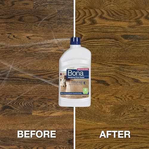 Bona Hardwood Floor Polish - High Gloss Shine - Protects and Renews Dull Flooring - Covers 500 sq ft
Bona Hardwood Floor