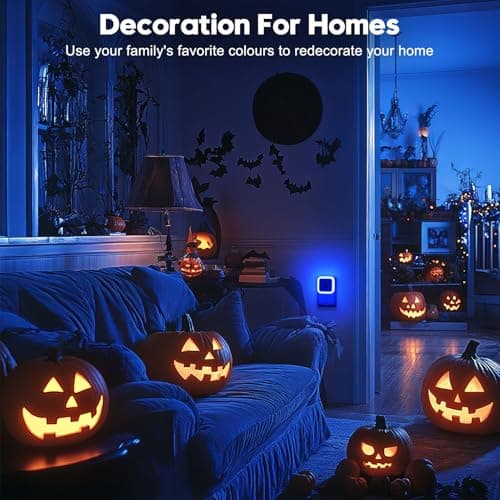 Sujeet Blue Dusk to Dawn Night Light 4 Pack for Bedroom Bathroom Hallway  
Sujeet Blue Night Lights 4 Pack Plug into Wal