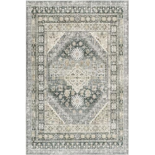 Zesthome Orange 8x10 Non-Slip Washable Vintage Stain Resistant Area Rug for Living Room OEKO-TEX
| Zesthome Vintage Ora