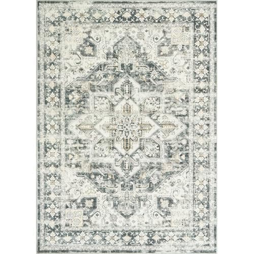 Zesthome Orange 8x10 Non-Slip Washable Vintage Stain Resistant Area Rug for Living Room OEKO-TEX
| Zesthome Vintage Ora