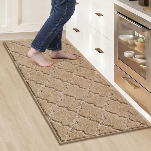 Cosy Homeer 20"x48" Non-Slip Absorbent Soft Kitchen Runner Rug for Washable Floor Mat
| Cosy Homeer Beige Absorbent Sof