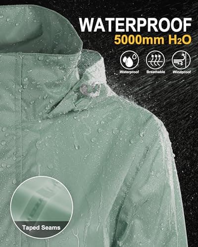 Women's 33,000ft Rain Jacket: Waterproof, Lightweight, and Packable for Golf, Hiking, and Travel
| 33,000ft Women's Rai