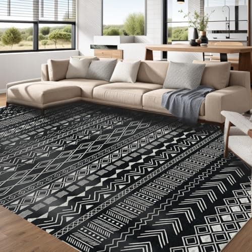 Washable Boho Grey and Pink Non Slip Faux Wool Carpet Runner for Kitchen Entryway Bedroom Indoor Laundry
| Non Slip Gre