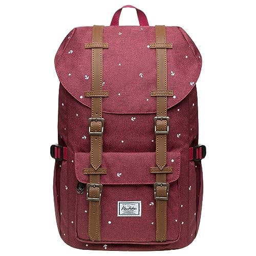 KAUKKO 15.6 Inch Laptop Outdoor Backpack for Men and Women Traveling Rucksack (5-8-Black)