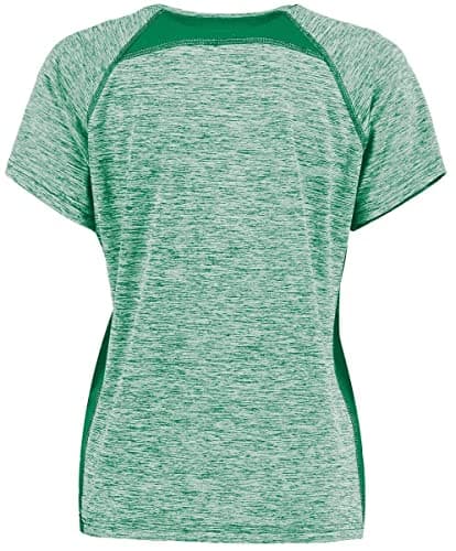 Holloway Sportswear Women's Electrify Coolcore® Tee 2XL Kelly Heather - Moisture Wicking, Quick-Dry Shirt for Workout,