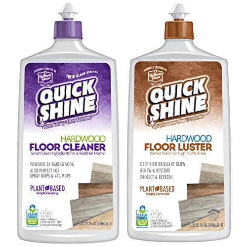 Quick Shine Floor Cleaner, Polish & Protectant Bundle - Homeowners' Choice for Sparkling Floors (2 Packs)
| Quick Shine