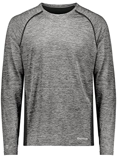 Holloway Men's Sportswear Electrify Powered by Coolcore Breathable Long Sleeve Tee for Active Men during Summer Sports