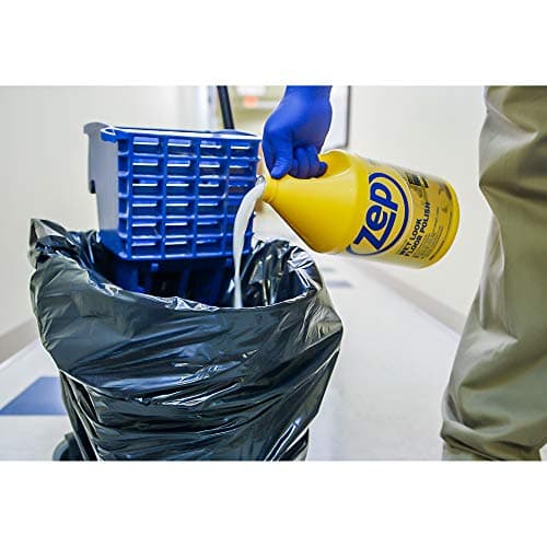Zep Wet-Look Floor Polish - Long Lasting Shine for Commercial Floors - 1 Gallon ZUWLFF128 - Professional Strength