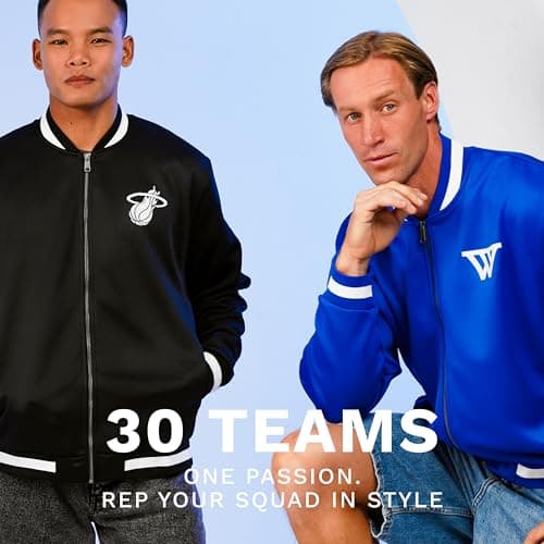Holloway NBA Full Zip Jacket - Lightweight Basketball Apparel for Athletes, Game Day, Warmth and Style, 130GSM, Multiple