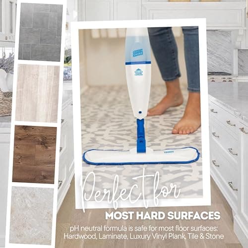 Quick Shine Multi Surface Floor Cleaner 64oz - Streak Free, No Rinse, Safe for Hardwood, Laminate & Stone, Suitable for