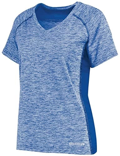 Holloway Sportswear Womens Electrify Coolcore® Tee S Royal Heather + Coolcore® Technology + Athletic Women + Workout Gym