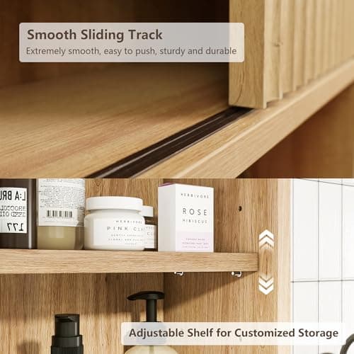 Bathroom Wall Cabinet Above Toilet Storage with Adjustable Shelves for Modern Space-Saving Design
| Space-Saving WallMo
