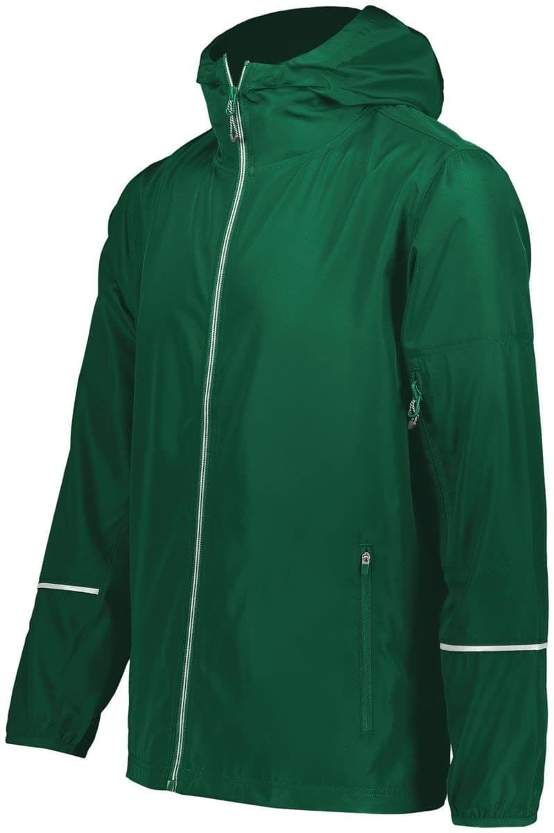 Holloway Sportswear Packable Full Zip Jacket Dark Green Outdoor Activity Jacket Lightweight Fast Drying
| Holloway Spor