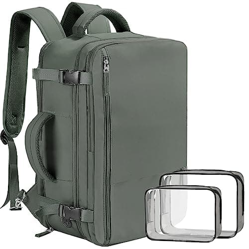 Black Large Carry On Backpack for Men and Women suitable for Business, Work, Gym, and Weekender Trips
| Black Personal