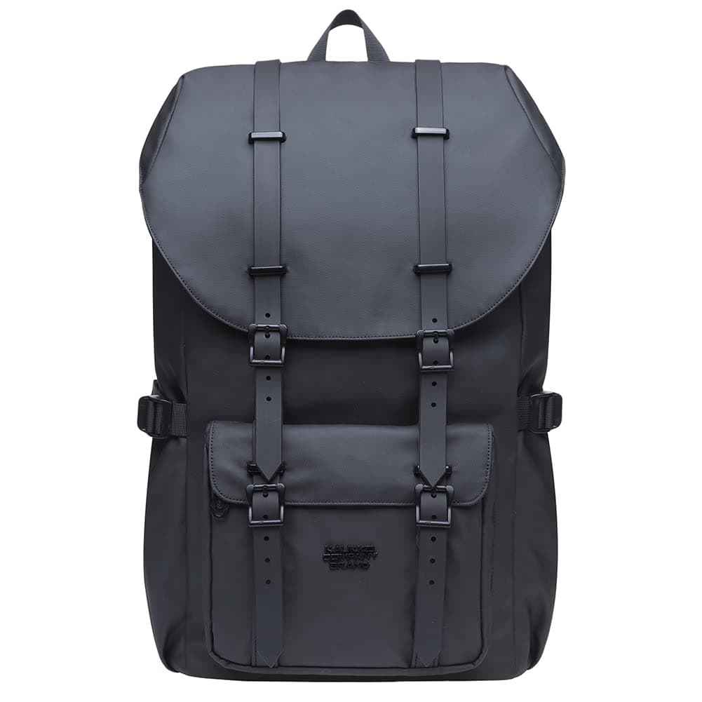 KAUKKO 15.6 Inch Laptop Outdoor Backpack for Men and Women Traveling Rucksack (5-8-Black)