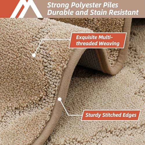 Cosy Homeer 20"x48" Non-Slip Absorbent Soft Kitchen Runner Rug for Washable Floor Mat
| Cosy Homeer Beige Absorbent Sof