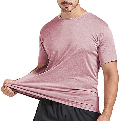 AKAWOOKO Men's Dry Fit T Shirts for Running and Gym Workout
| AKAWOOKO 5 Pack Short Sleeve Tee Shirts for Men Athletes