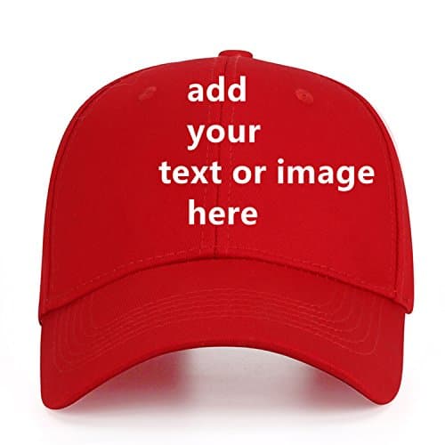 HOFO Custom Text Baseball Cap + Adjustable Trucker Caps + Casual Sun Protection Hat for Men and Women as Gifts