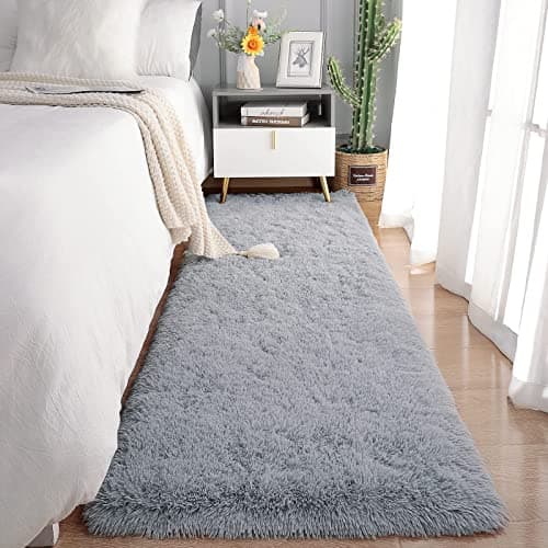 Chicrug Soft Runner Rugs for Non-Shedding Home Decorative Nursery Grey
| Chicrug Shag Furry Area Rug for Girls Room Gre