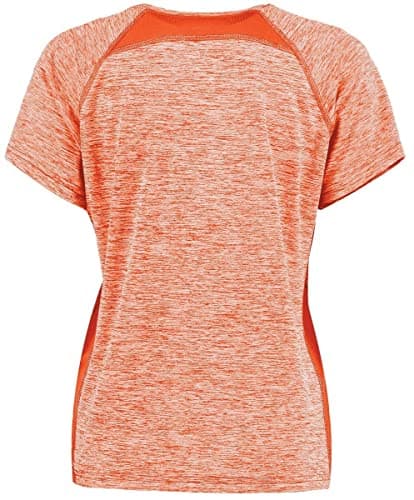 Holloway Sportswear Womens Electrify Coolcore® Tee 2XL Orange Heather Fast Evaporating Cooling Technology for Hot Weath