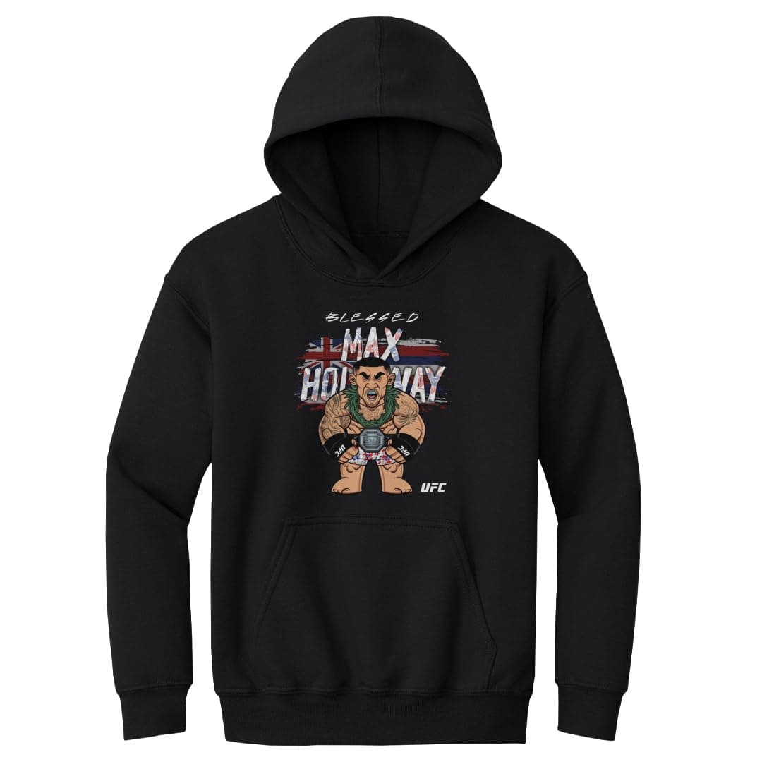 Max Holloway UFC Youth Hoodie Sweatshirt - Big Shots Hawaii | Youth Fit | Fighting Gym Wear | Official UFC Apparel | Siz