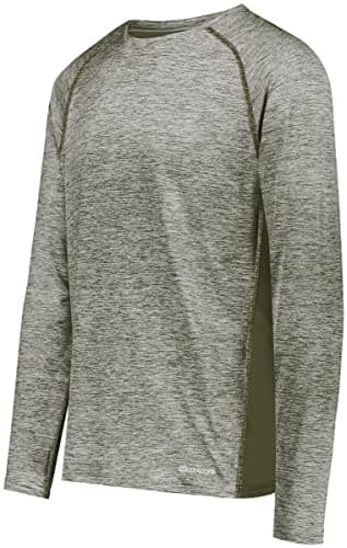 Holloway Men's Sportswear Electrify Powered by Coolcore Breathable Long Sleeve Tee for Active Men during Summer Sports