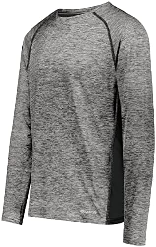 Holloway Men's Sportswear Electrify Powered by Coolcore Breathable Long Sleeve Tee for Active Men during Summer Sports
