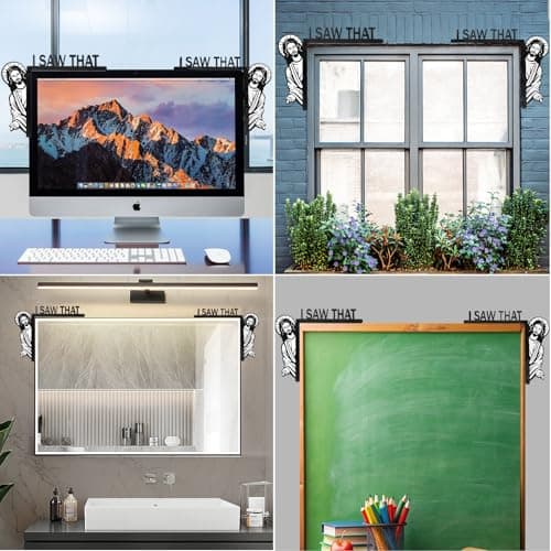 Two Pack I Saw That Door Sitter Wood Frame Decor Left & Right for Home Office Mirror Cabinet
| I Saw That Door Sitter C