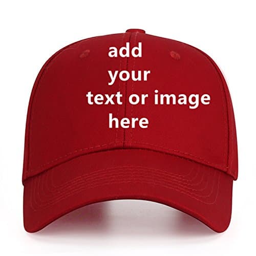HOFO Custom Text Baseball Cap + Adjustable Trucker Caps + Casual Sun Protection Hat for Men and Women as Gifts