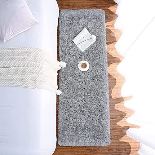 Chicrug Soft Runner Rugs for Non-Shedding Home Decorative Nursery Grey
| Chicrug Shag Furry Area Rug for Girls Room Gre