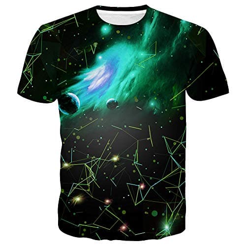 SYAIMN Unisex 3D Pattern Printed Short Sleeve T-Shirts for Casual Wear
| SYAIMN Unisex 3D Pattern Printed Short Sleeve