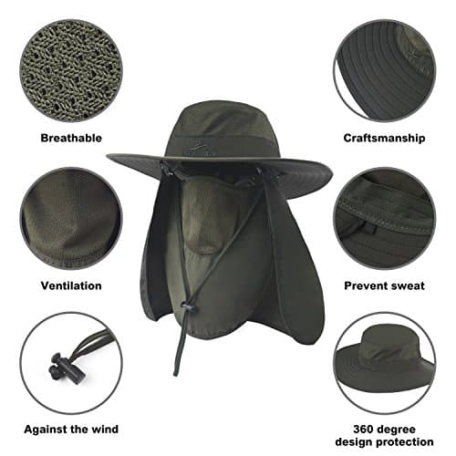 KOOLSOLY Sun Protection Fishing Hat with UPF 50+ for Men and Women during Outdoor Activities
KOOLSOLY Fishing Hat with N