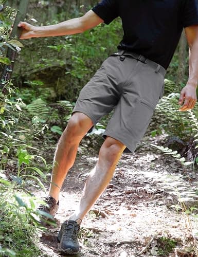 Men's Water Resistant Quick Dry Cargo Hiking Shorts for Hiking and Outdoor Activities
| Lightweight Breathable Mens Car