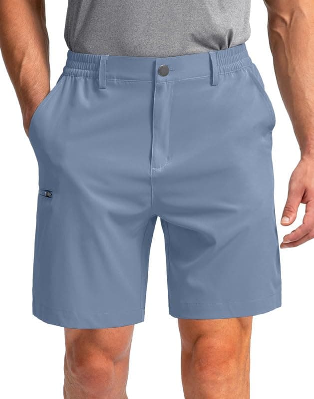 Pinkbomb Men's Quick Dry Golf Shorts with 6 Pockets for Hiking and Work
| Pinkbomb Men's Stretch Golf Shorts with 6 Poc